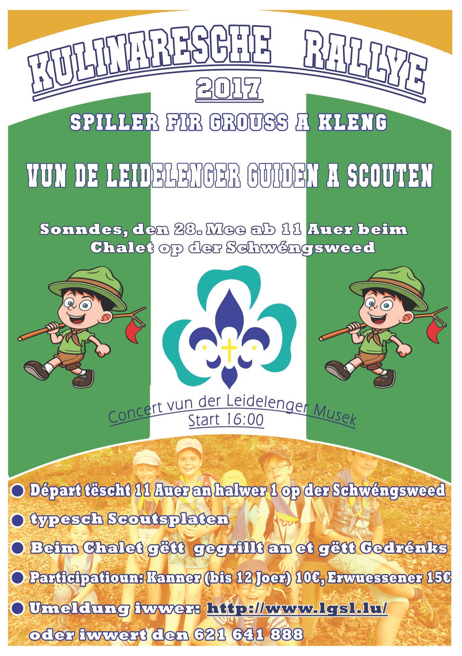 Flyer vum kulinaresche Rallye 2017
